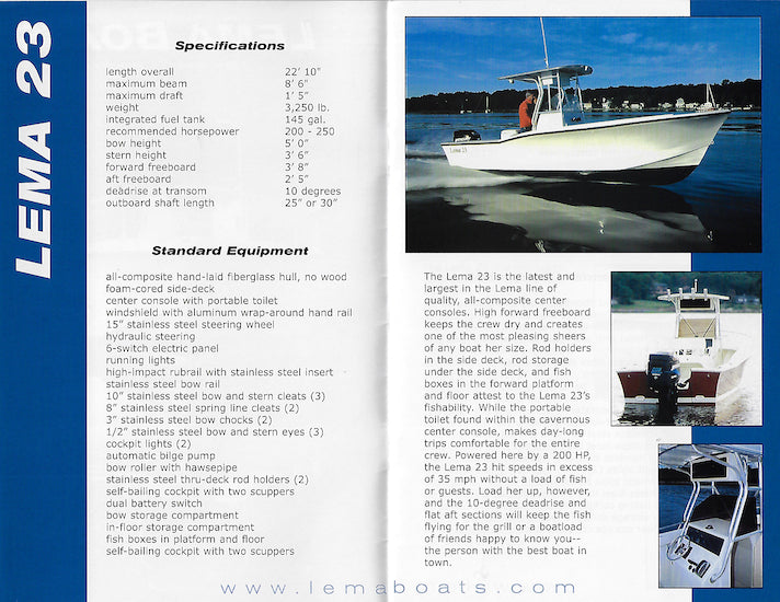 Lema 2001 Brochure