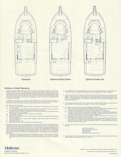 Hatteras 41 Convertible Specification Brochure – SailInfo I ...