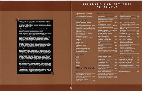 Hatteras 55 Convertible Specification Brochure – SailInfo I ...