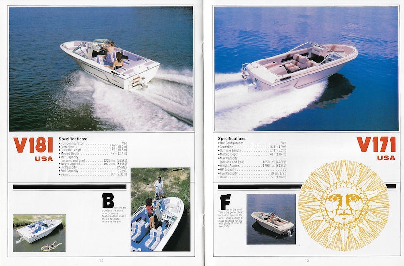 Invader 1986 Brochure