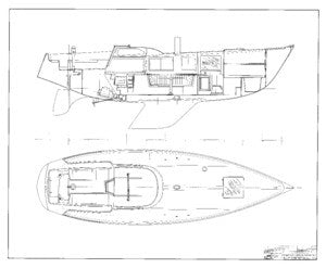 Columbia 39 Interior Arrangement Plan - Page 2