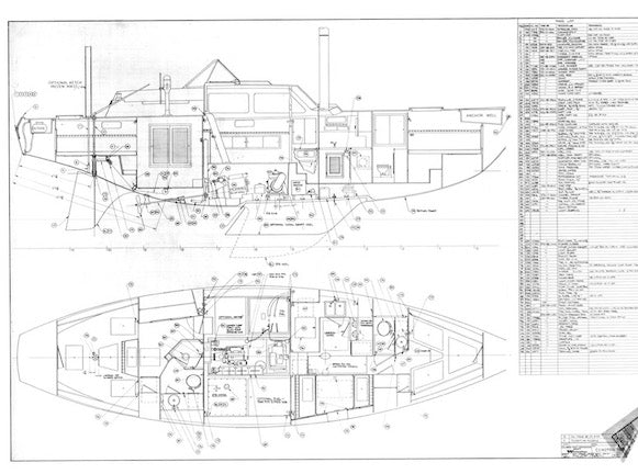 Columbia 45 Construction Drawing