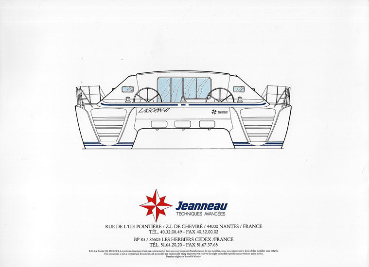 Lagoon 47 Folder Brochure
