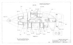 Coronado 25 Wood in Hull Liner Plan
