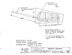 Coronado 25 Rudder Assembly