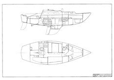 Coronado 30 Interior Arrangement Plan