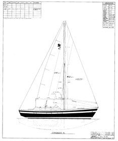 Coronado 41 Sail Plan