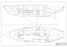 Coronado 45 Interior Arrangement Plan