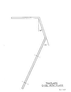 Columbia 22 Bow Plate Plan