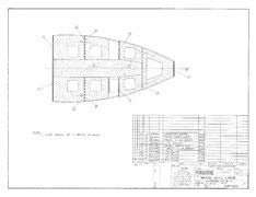 Columbia T23 Wood Hull Liner Plan