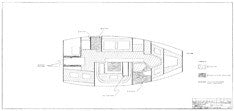 Columbia 34 Mk II Wood in Hull Liner Plan