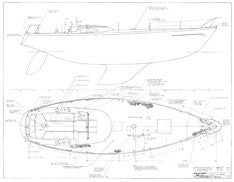 Columbia 43 Optional Deck Hardware Plan