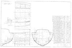 Columbia 9.6 Main Cabin Details Plan