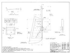 Columbia Yachts Rudder Assembly Plan