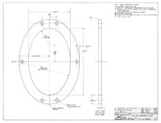 Columbia Yachts Interior Mast Collar Plan