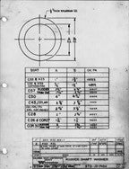 Columbia Yachts Rudder Shaft Washer Plan