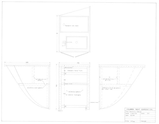 Columbia 24 / 26 Sink Cabinet Plan