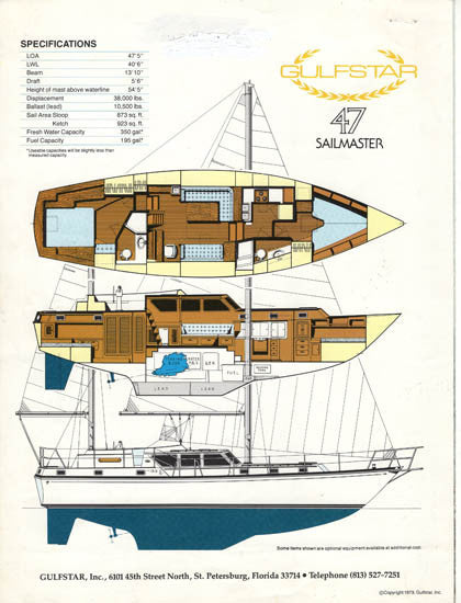 Gulfstar Sailmaster 47 Digital Brochure
