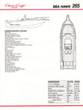 Chris Craft Sea Hawk 265 Brochure (Digital)