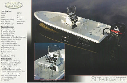 Shearwater 2200 Brochure