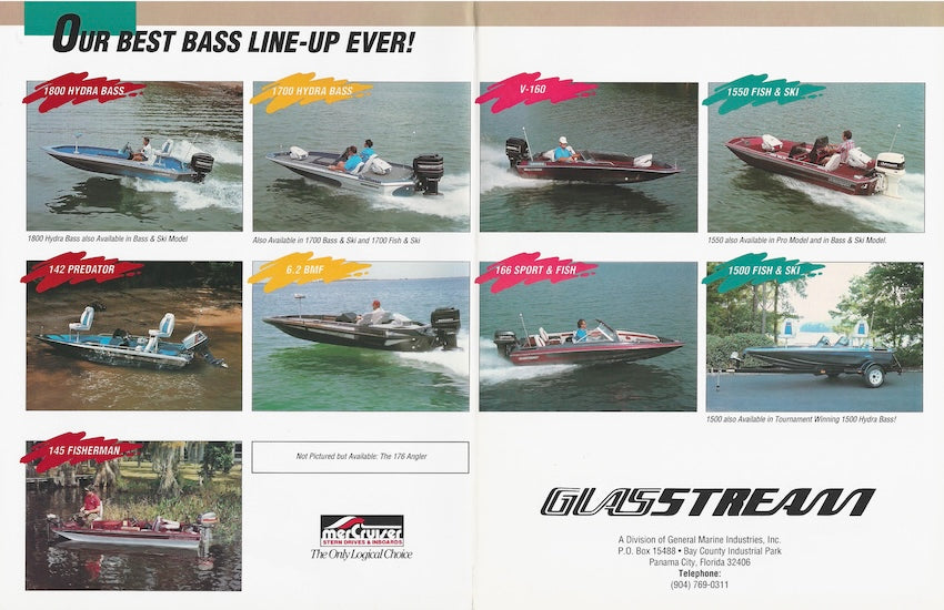 Glasstream 1993 Poster Brochure