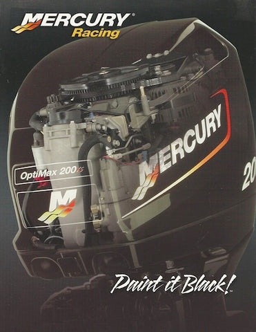 Mercury 2001 Racing Outboards Brochure