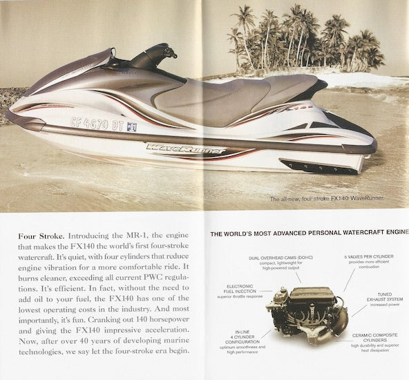 Yamaha 2002 Watercraft & Sport Boats Mini Brochure