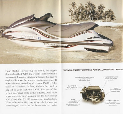 Yamaha 2002 Watercraft & Sport Boats Mini Brochure