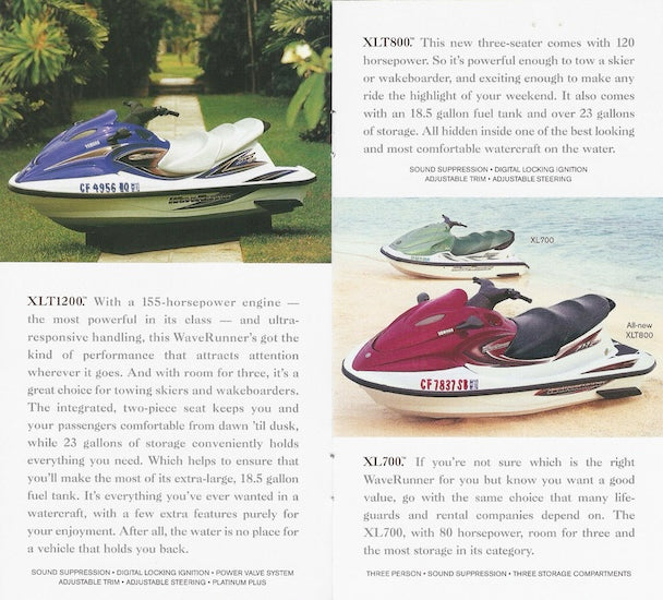 Yamaha 2002 Watercraft & Sport Boats Mini Brochure