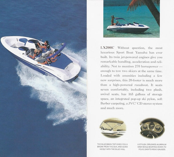 Yamaha 2002 Watercraft & Sport Boats Mini Brochure