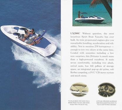 Yamaha 2002 Watercraft & Sport Boats Mini Brochure