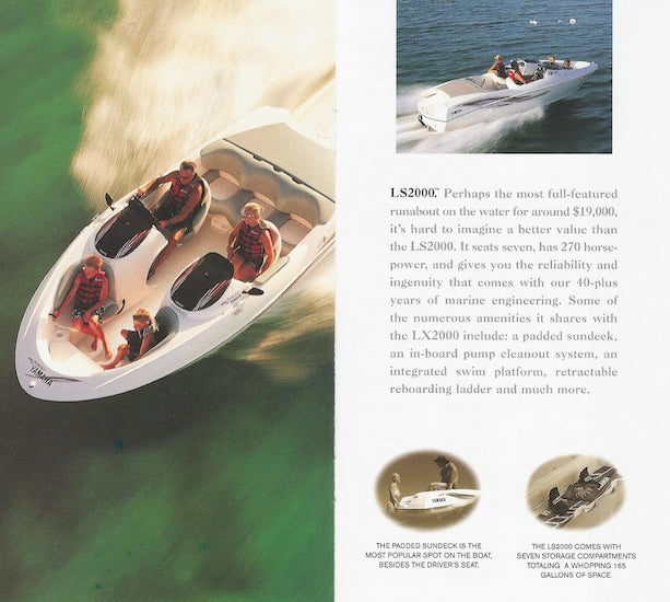 Yamaha 2002 Watercraft & Sport Boats Mini Brochure
