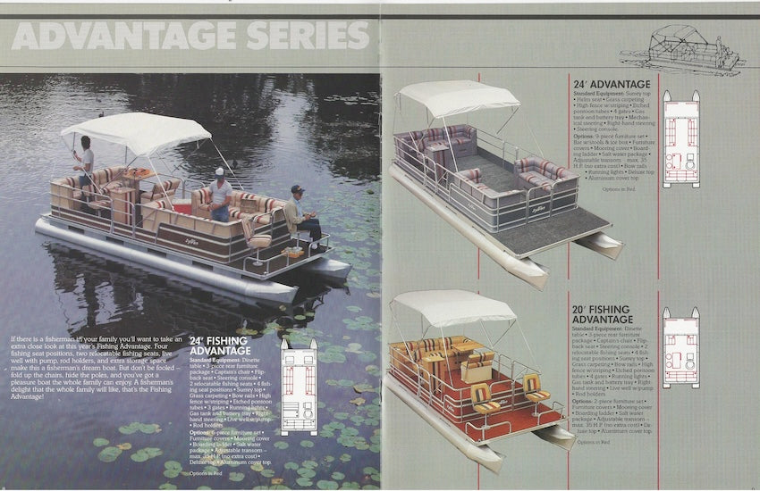 Sylvan 1985 Pontoon & Space Ships Brochure