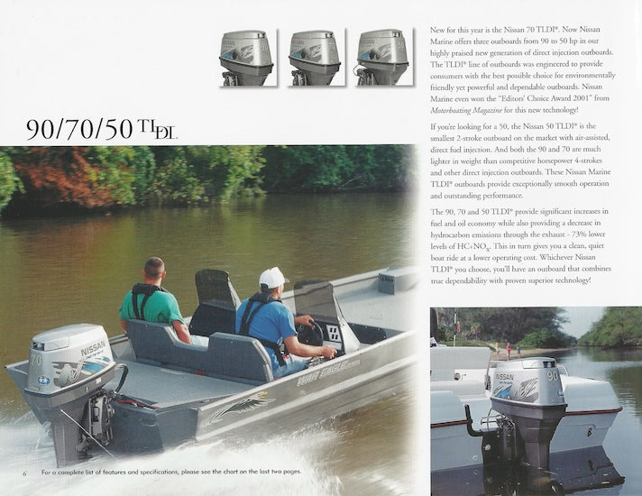 Nissan 2002 Outboard Brochure