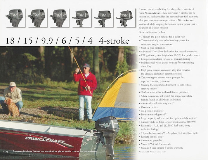 Nissan 2002 Outboard Brochure