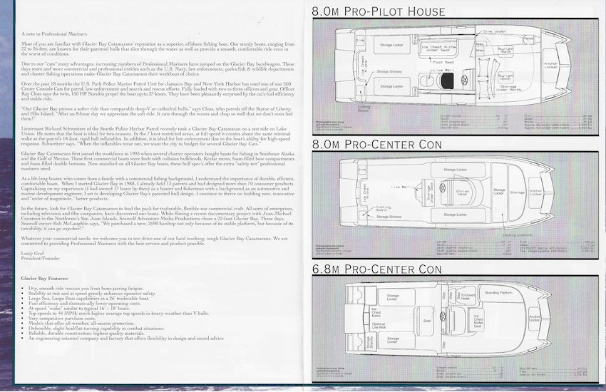 Glacier Bay Professional Mariner 8.0 Brochure