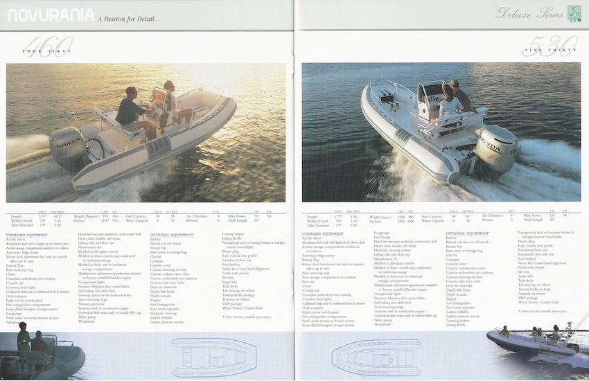 Novurania Deluxe Series Brochure