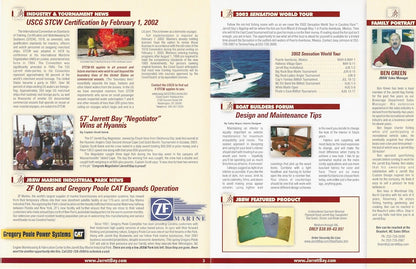 Jarrett Bay Carolina Flare Newsletter - Winter 2002