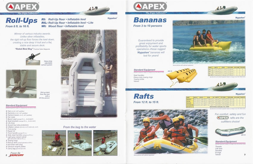 Apex 2002 Inflatables Brochure