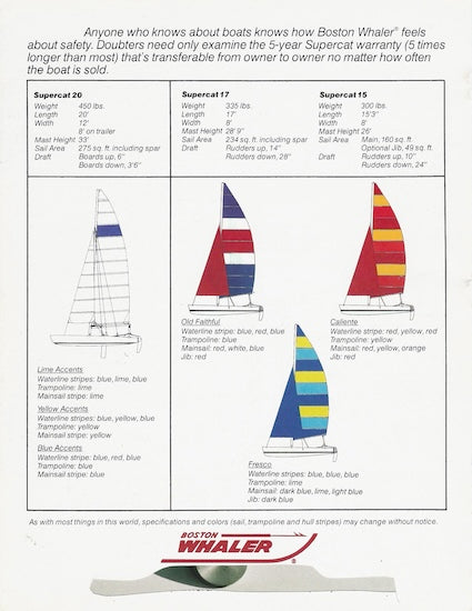 Boston Whaler Supercat Brochure