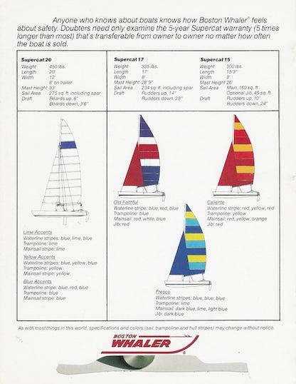 Boston Whaler Supercat Brochure