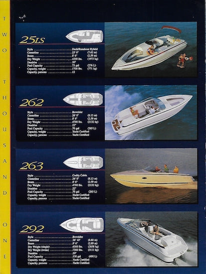 Cobalt 2001 Abbreviated Brochure