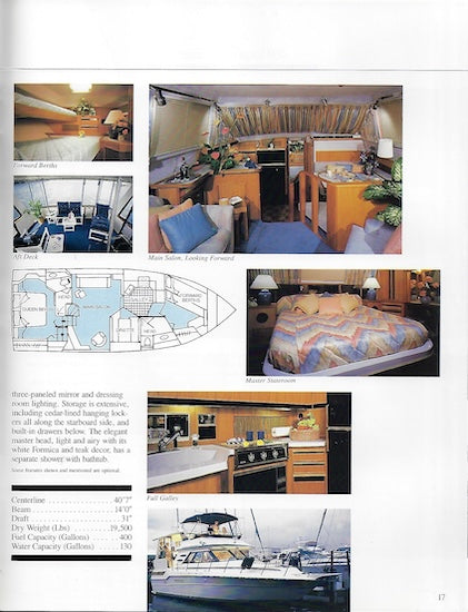 Sea Ray 1987 Sport Yachts Brochure