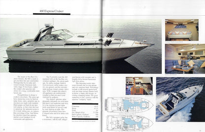 Sea Ray 1987 Sport Yachts Brochure