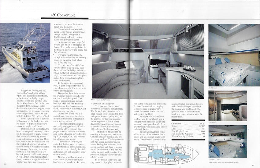 Sea Ray 1987 Sport Yachts Brochure