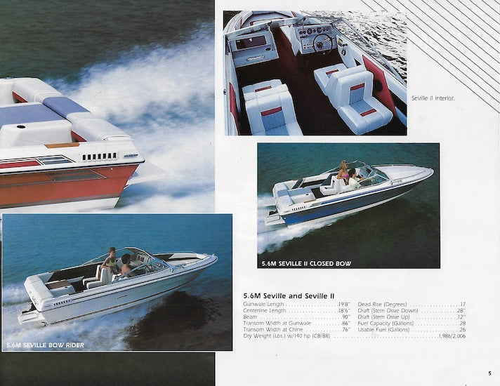 Sea Ray 1986 Seville Brochure