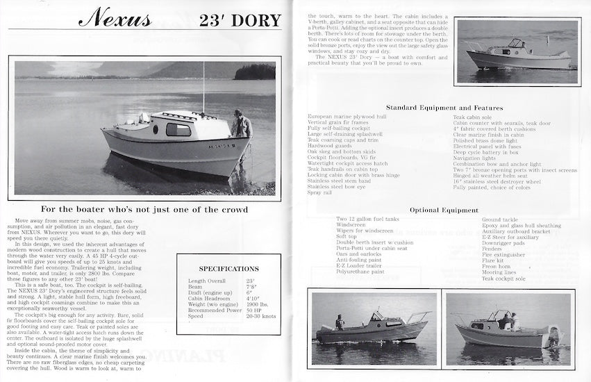 Nexus Dories Brochure