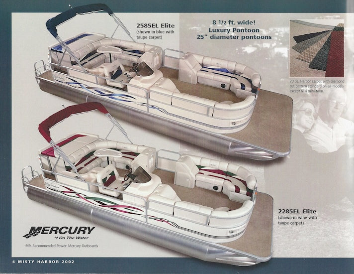 Misty Harbor 2002 Pontoon Brochure