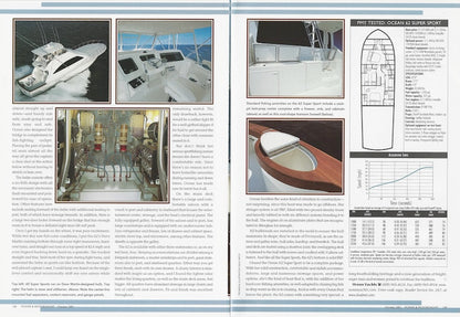 Ocean 62 Super Sport Power & Motoroyacht Magazine Reprint Brochure