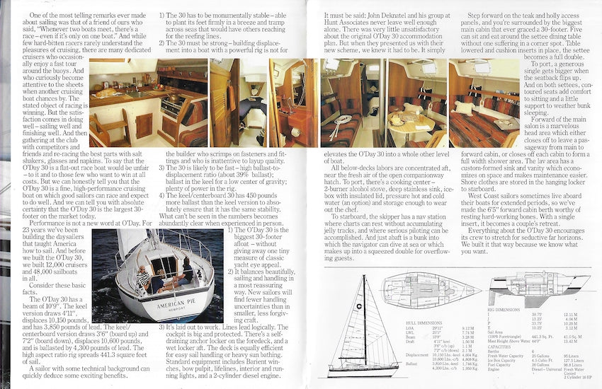 O'Day 30 Brochure